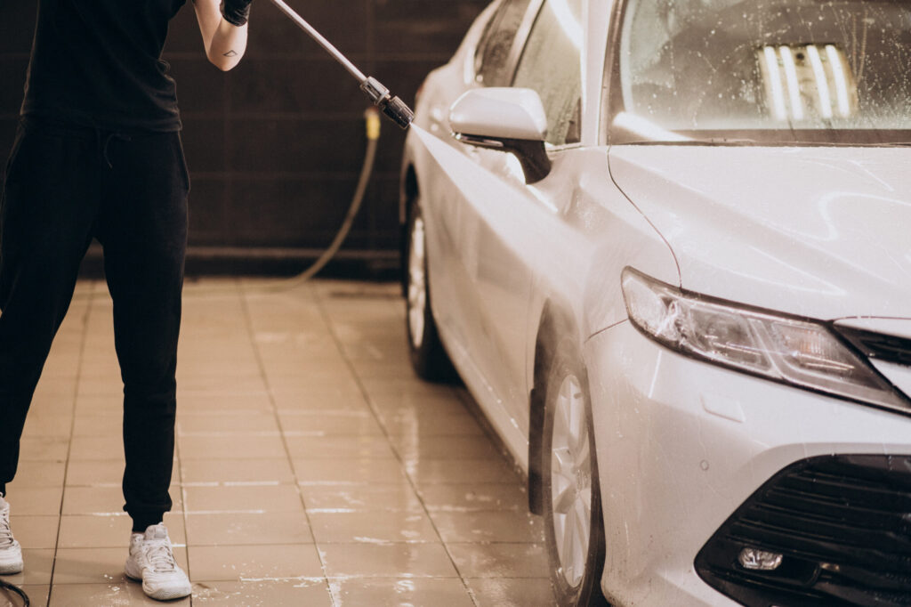 Car wash detailing station